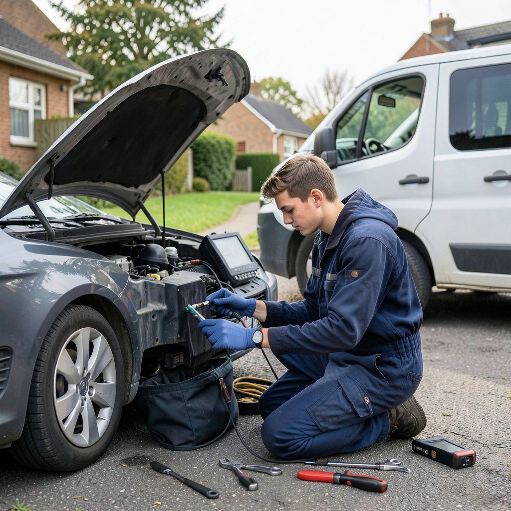 Bradford teen Kamron Ali launches mobile mechanic business after qualifying